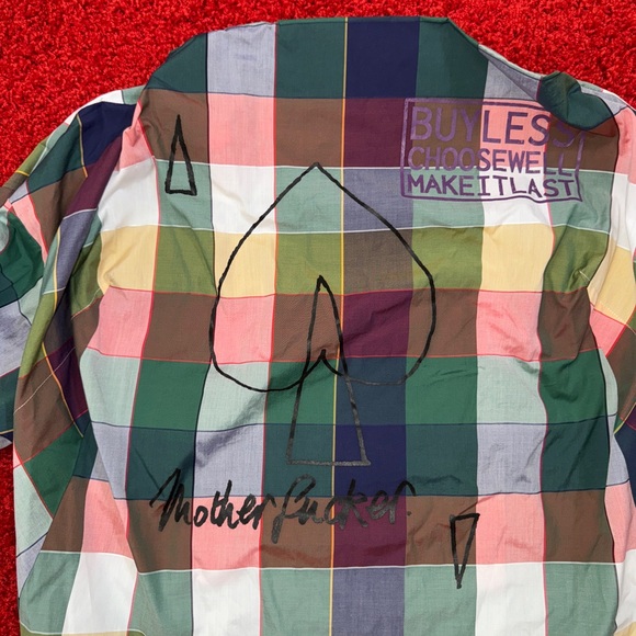 Vivienne Westwood SS18 UNISEX MOTHERFUCKERS WILMA SHIRT CHECK SIZE I BRAND NEW - Picture 3 of 16